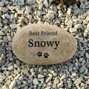 Personalized Engraved Pet Memorial Stone