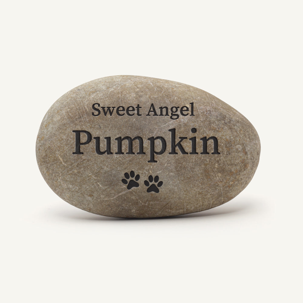 Personalized Engraved Pet Memorial Stone