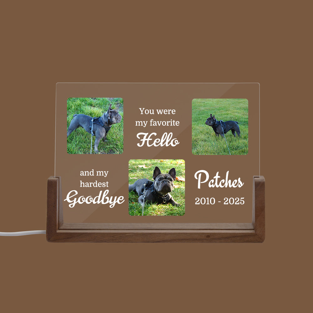 Personalized LED Memorial Acrylic Plaque