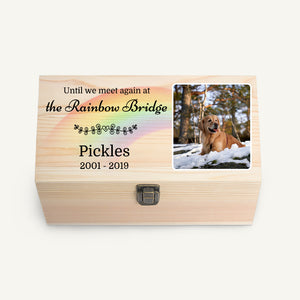 Personalized Memory Box for Pet Loss