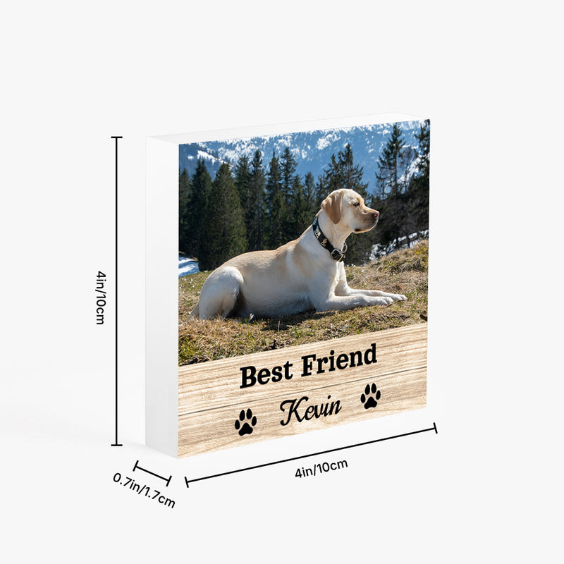 Personalized Pet Acrylic Photo Block Gift