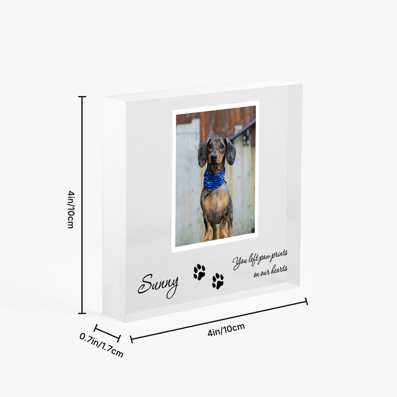 Personalized Pet Acrylic Photo Block