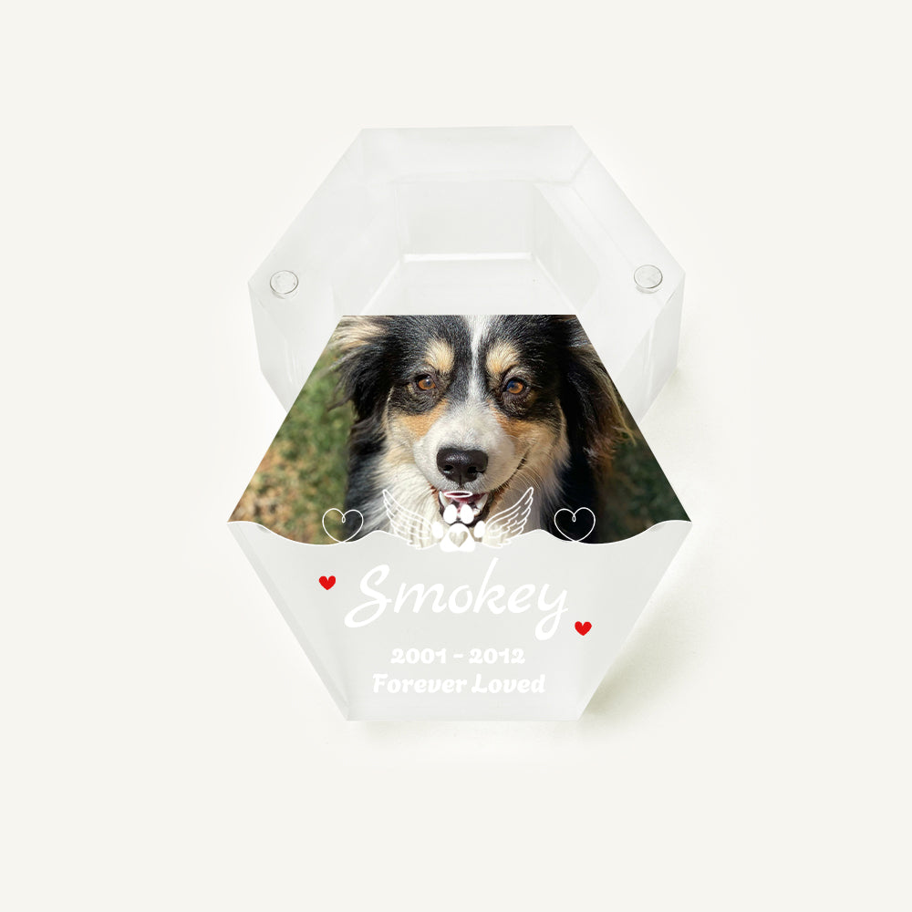 Personalized Pet Fur Keepsake Box