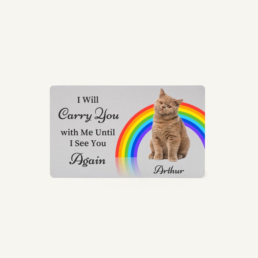 Personalized Pet Memorial Card