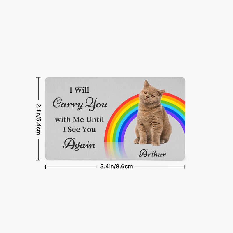 Personalized Pet Memorial Card
