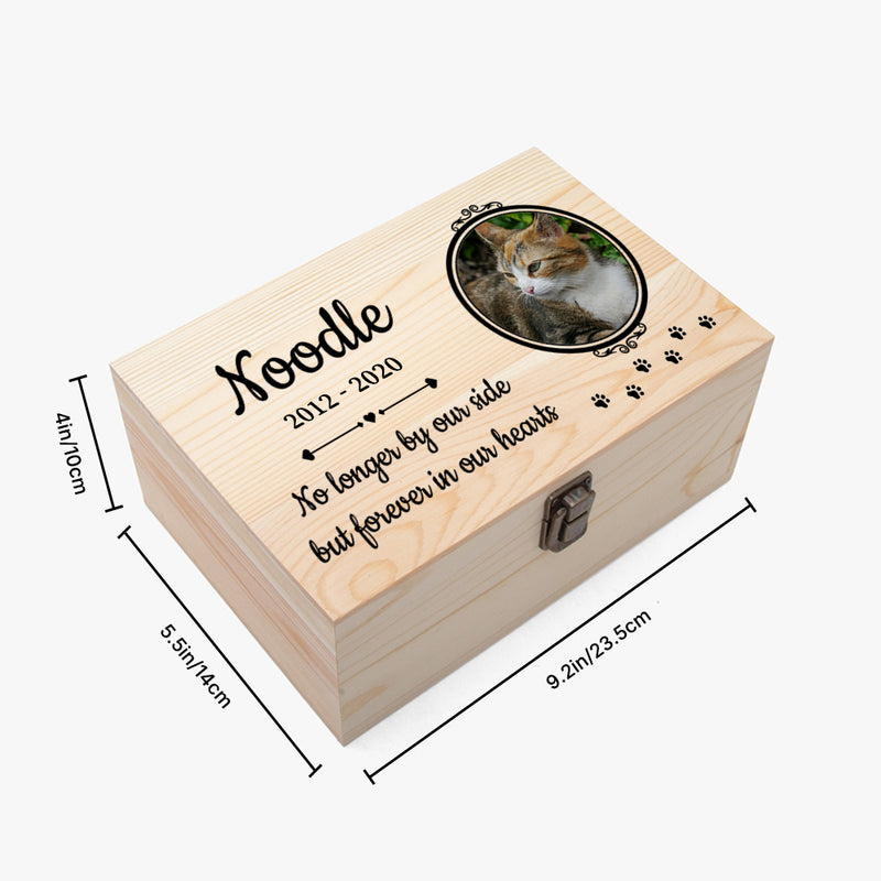 Personalized Pet Memorial Photo Box