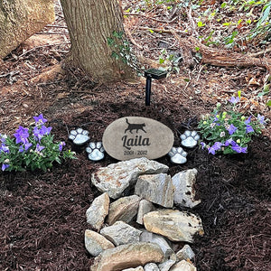 Pet Memorial River Rock