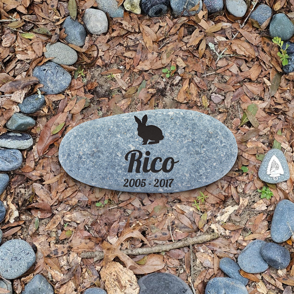 Pet Memorial River Rock