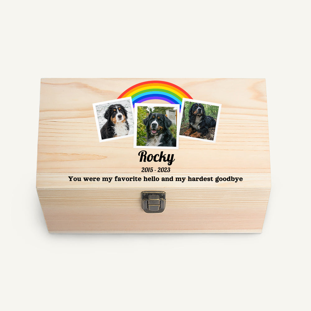 Personalized Pet Memorial Shadow Box