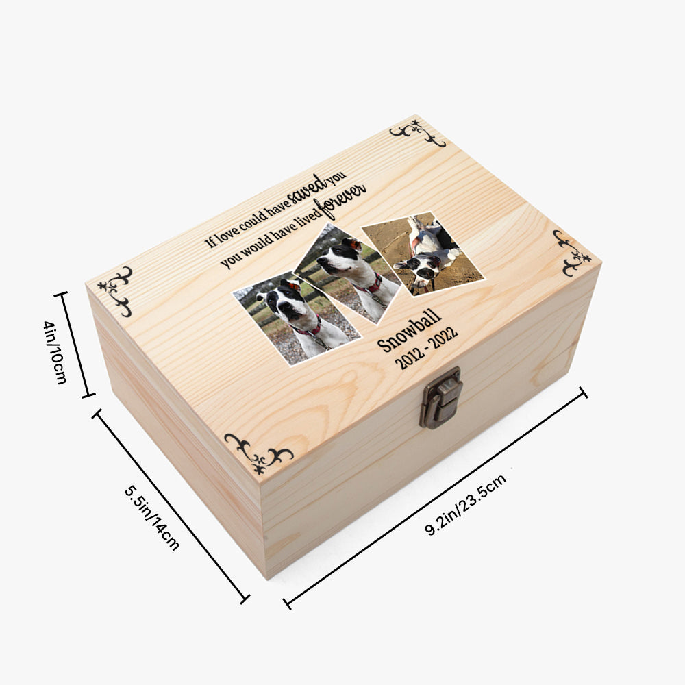 Personalized Pet Memory Box