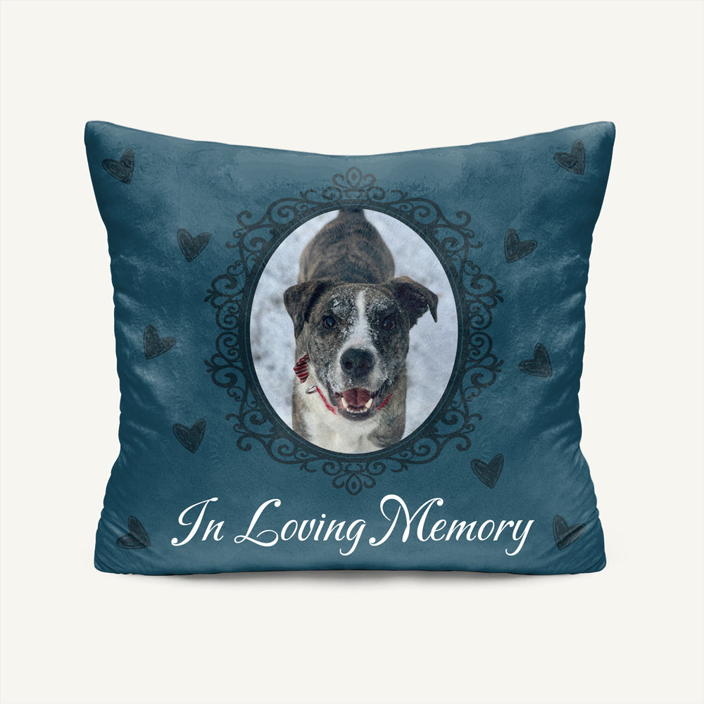 Personalized Pet Photo Pillow for Grieving Owners