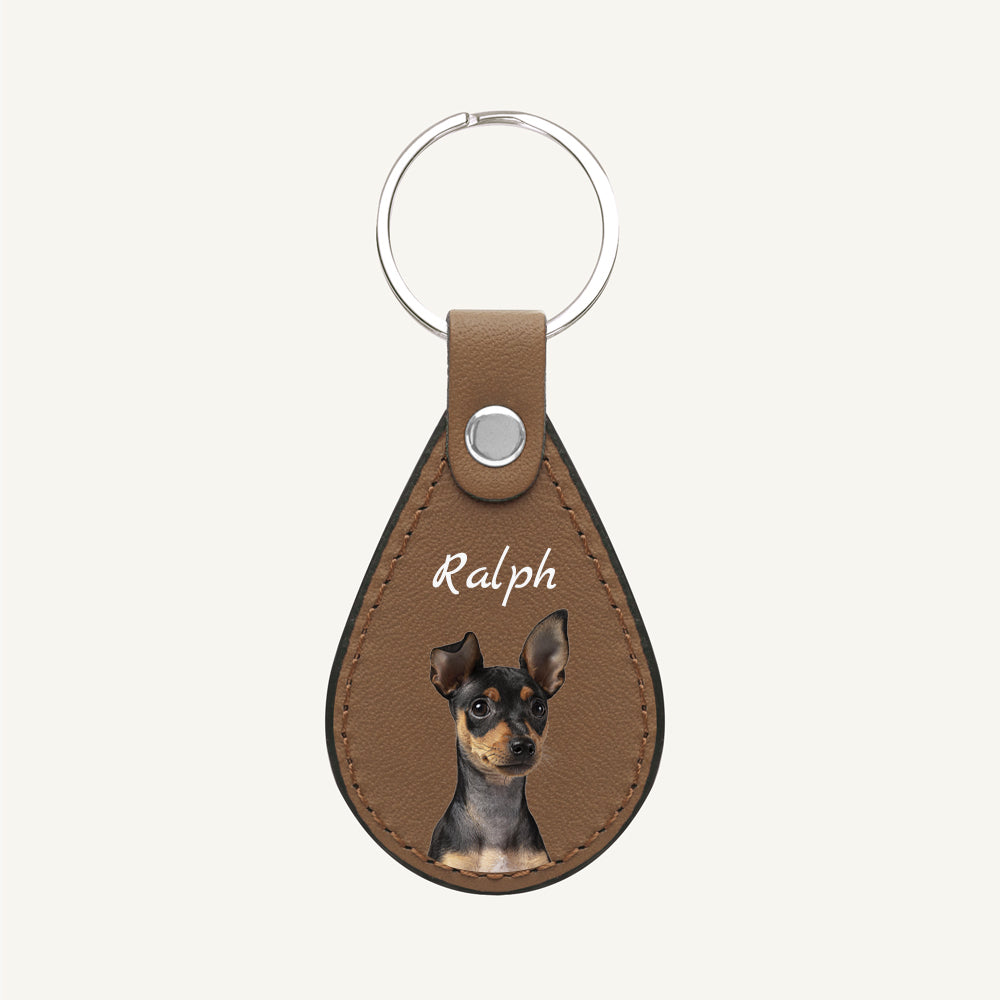 Personalized Pet Portrait Keychain