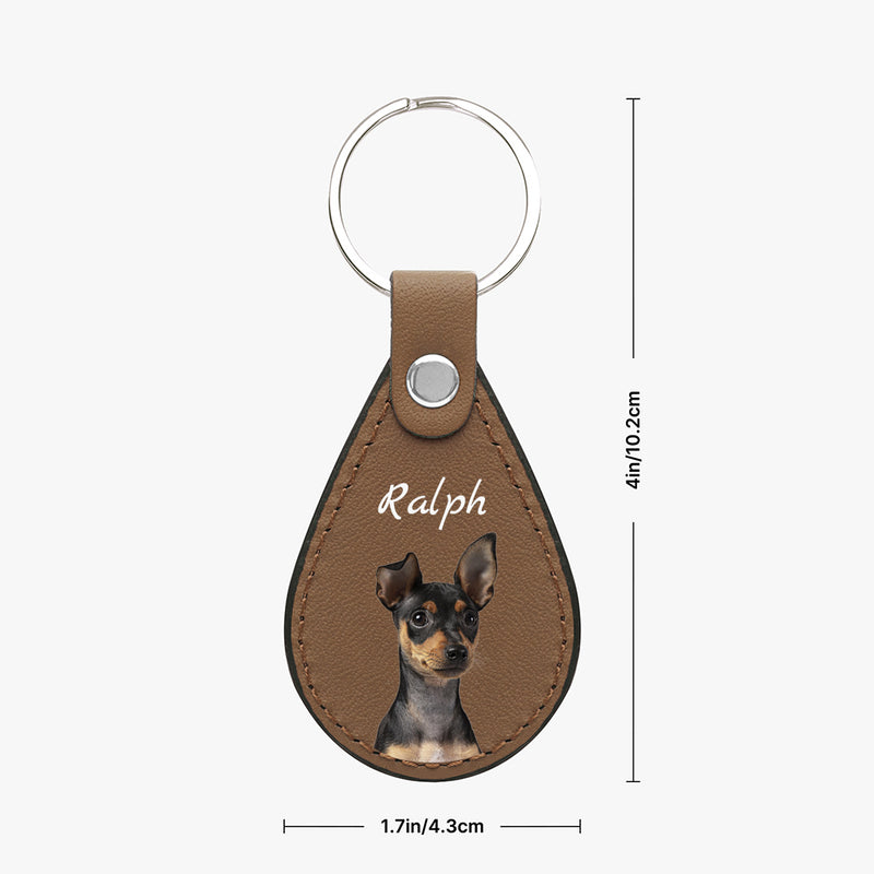 Personalized Pet Portrait Keychain