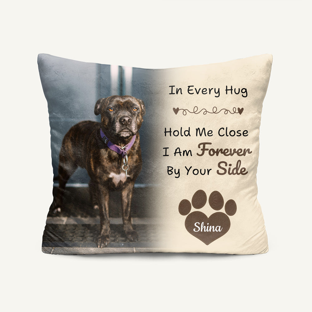 Personalized Pet Sympathy Photo Pillow | Forever By Your Side