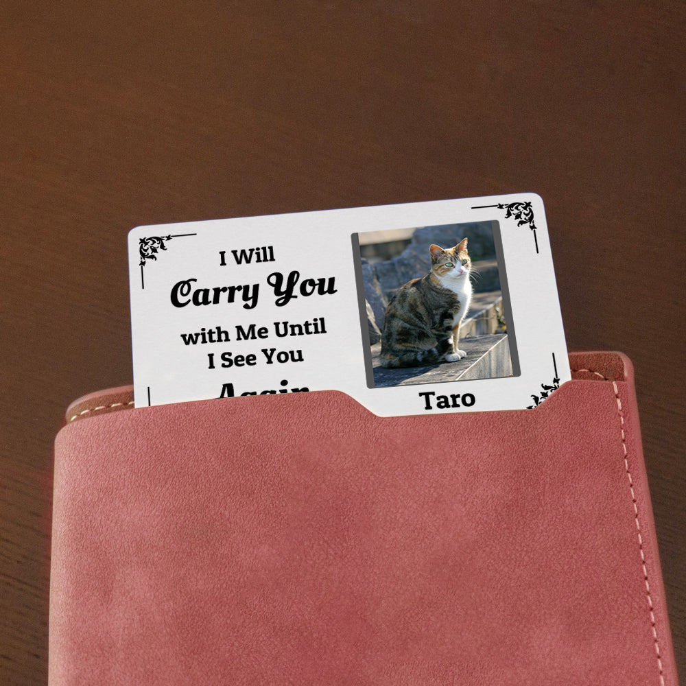 Personalized Wallet Insert Card for Pet