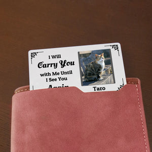 Personalized Wallet Insert Card for Pet