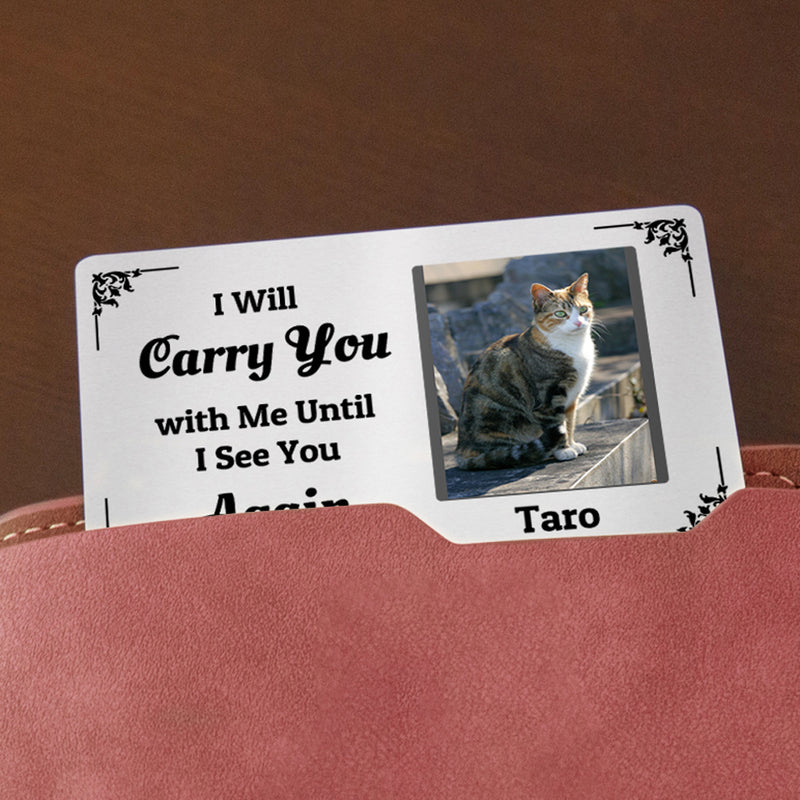 Personalized Wallet Insert Card for Pet
