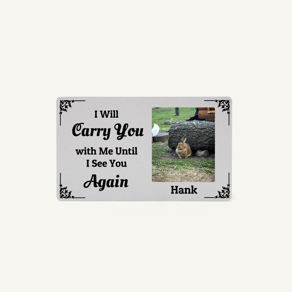 Personalized Wallet Insert Card for Pet