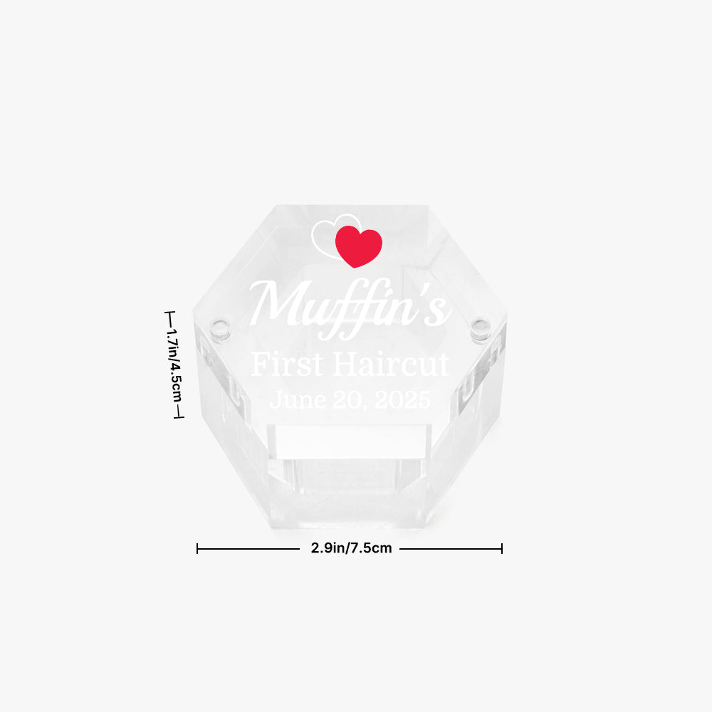 Pet Hair Keepsake Box