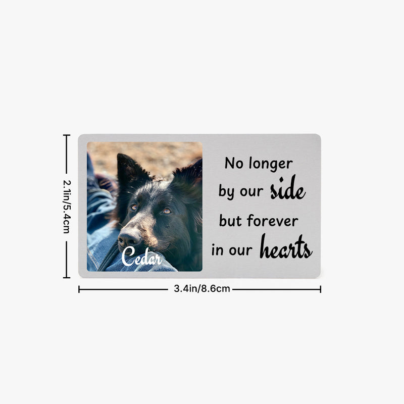 Pet Loss Memorial Photo Card