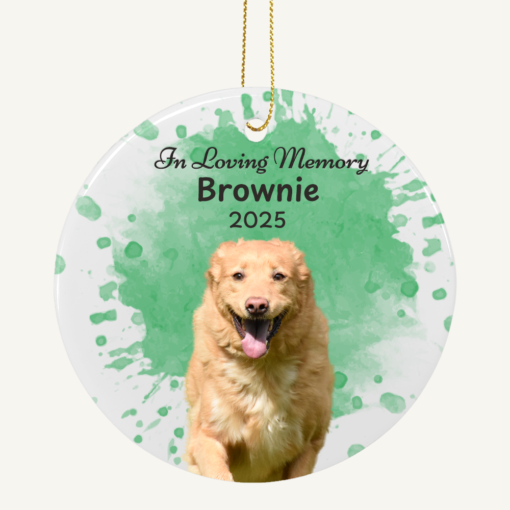 Pet Memorial Ceramic Ornament