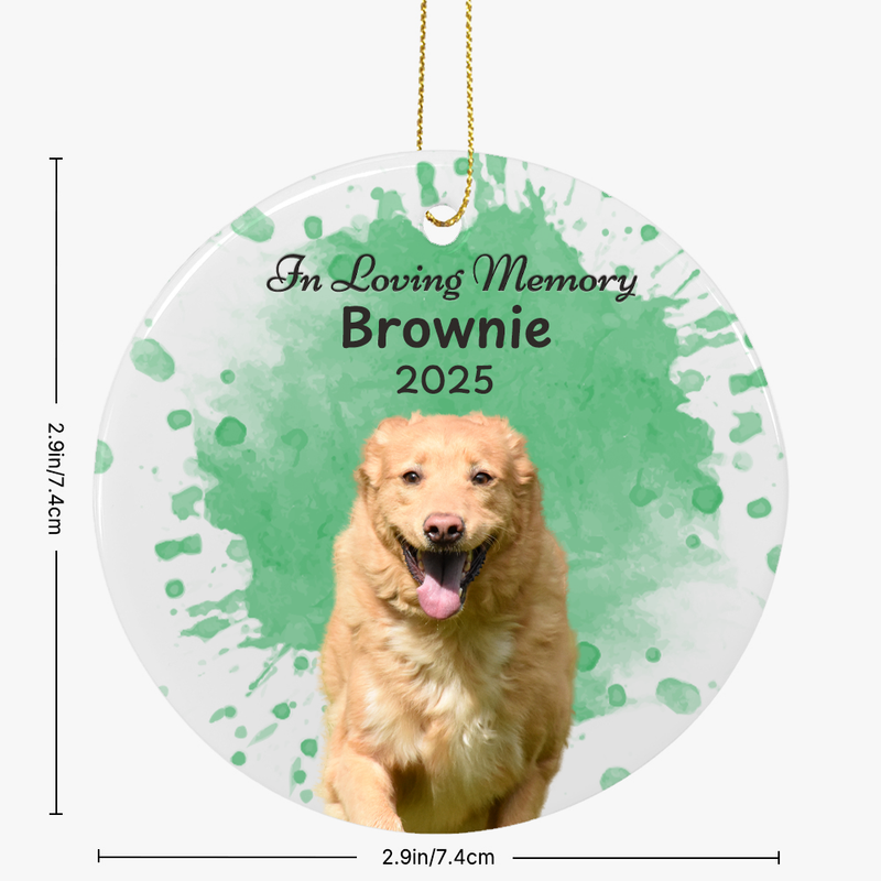 Pet Memorial Ceramic Ornament