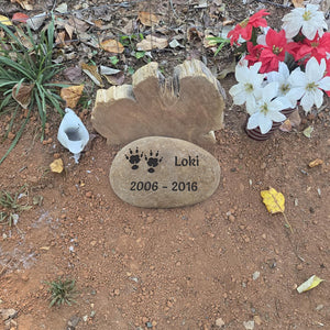 Pet Memorial Garden Stone