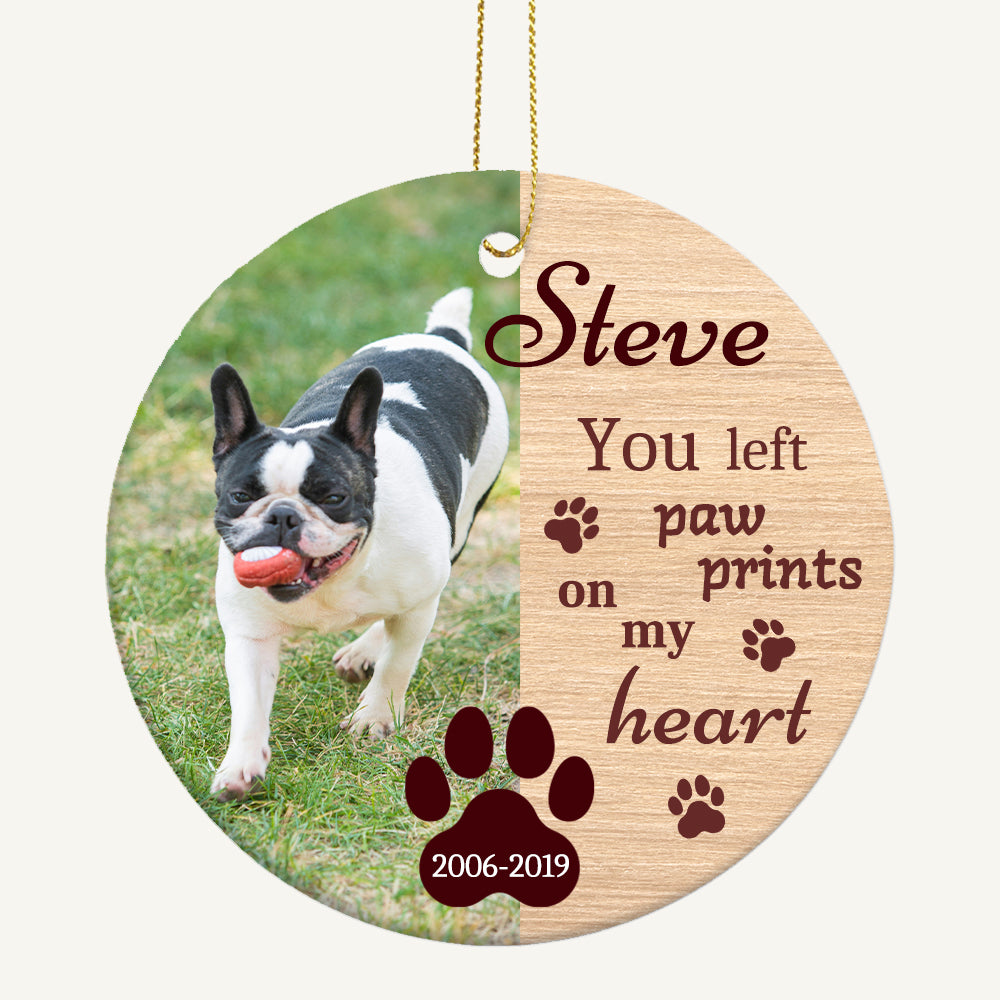 Pet Memorial Photo Ornament