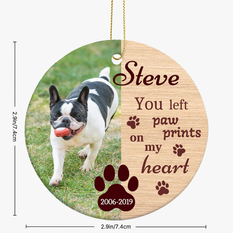 Pet Memorial Photo Ornament
