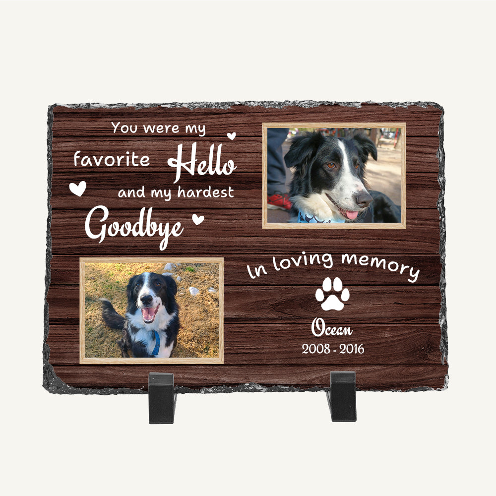 Pet Memorial Plaque