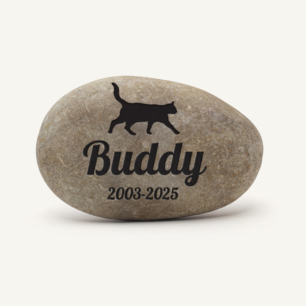 Pet Memorial River Rock