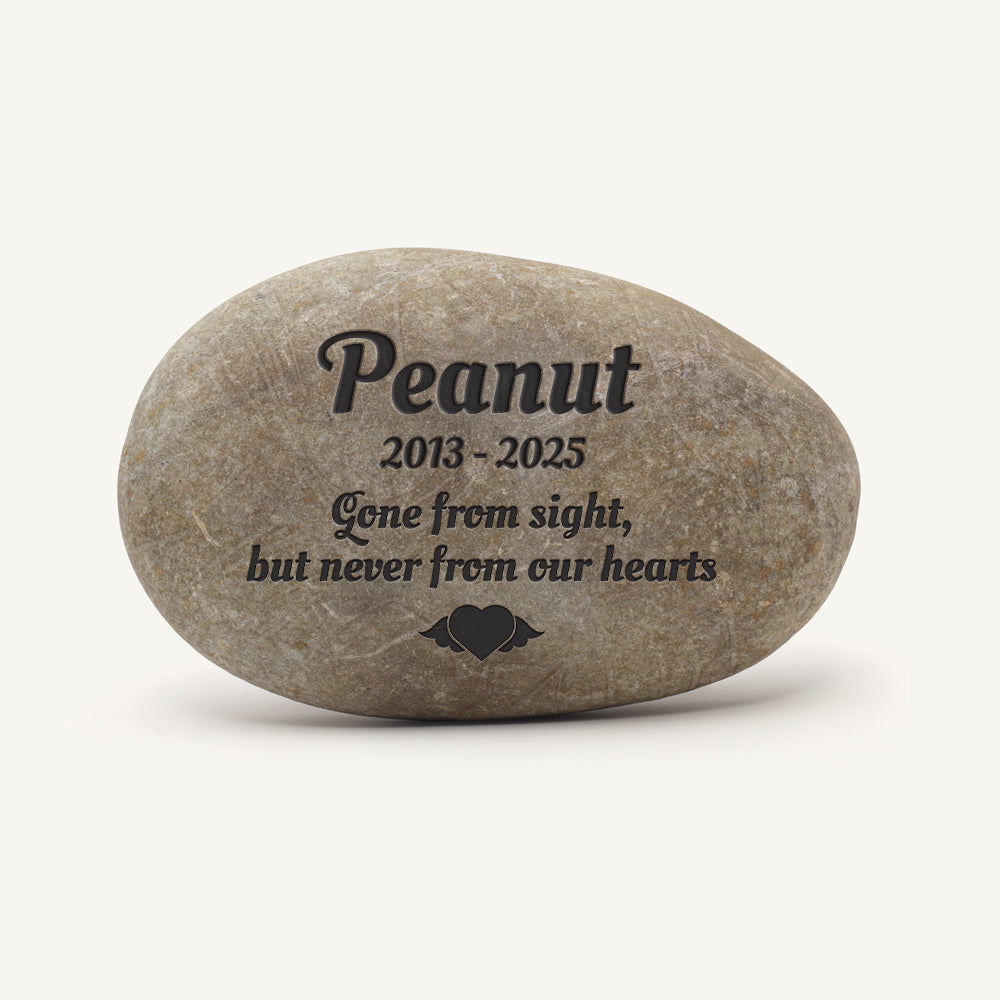Pet Memorial Rock