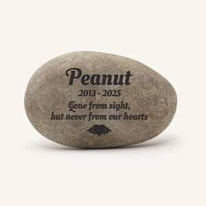 Pet Memorial Rock
