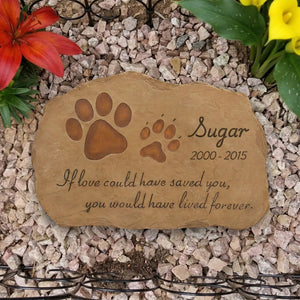 Pet Memorial Stepping Stone