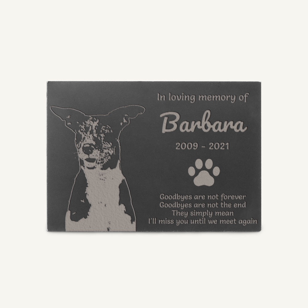 Pet Memorial Stone for Dog and Cat