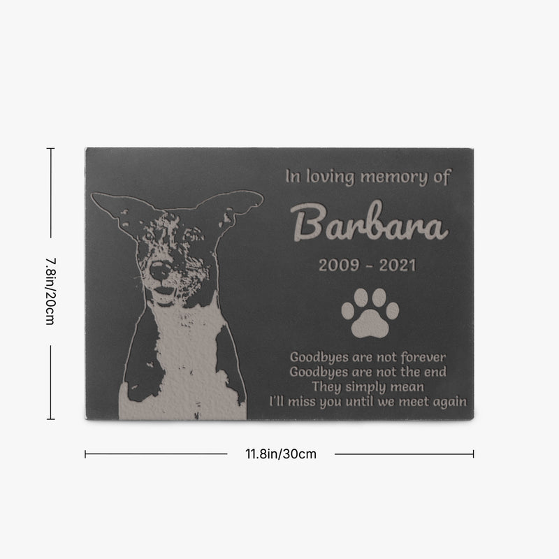 Pet Memorial Stone for Dog and Cat