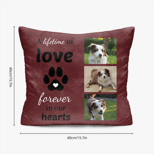 Pet Memory Throw Pillow Gift