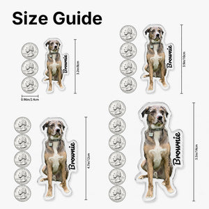 Pet Shaped Photo Magnet with Name