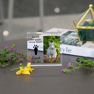 Pet Memorial Acrylic Photo Block