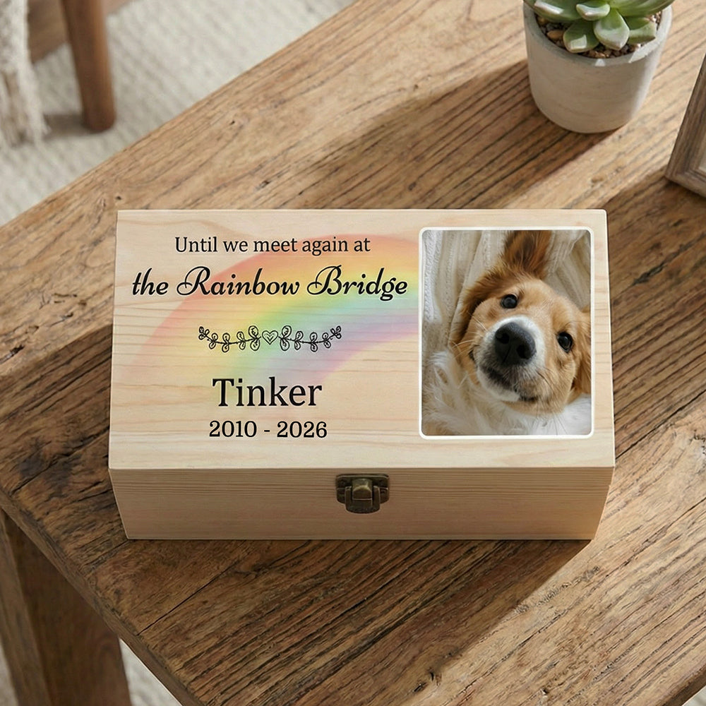Personalized Memory Box for Pet Loss