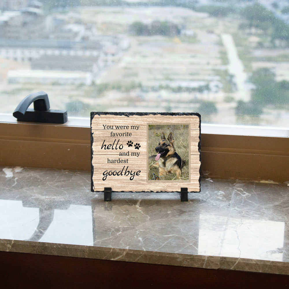 Stone Pet Memorial Plaque