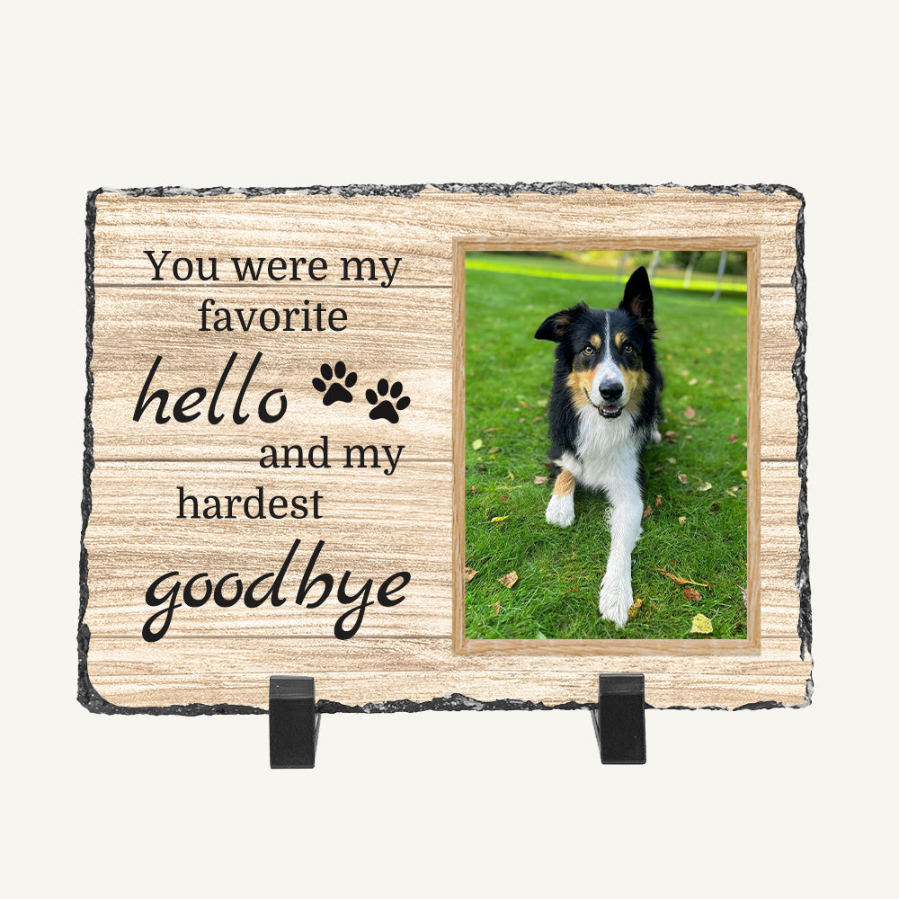 Stone Pet Memorial Plaque