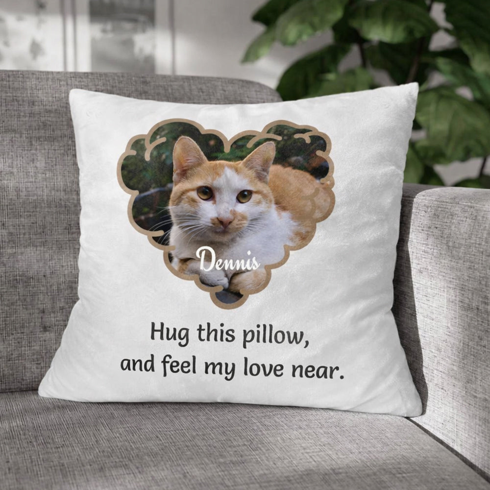 Throw Pillow for Loss of Pet
