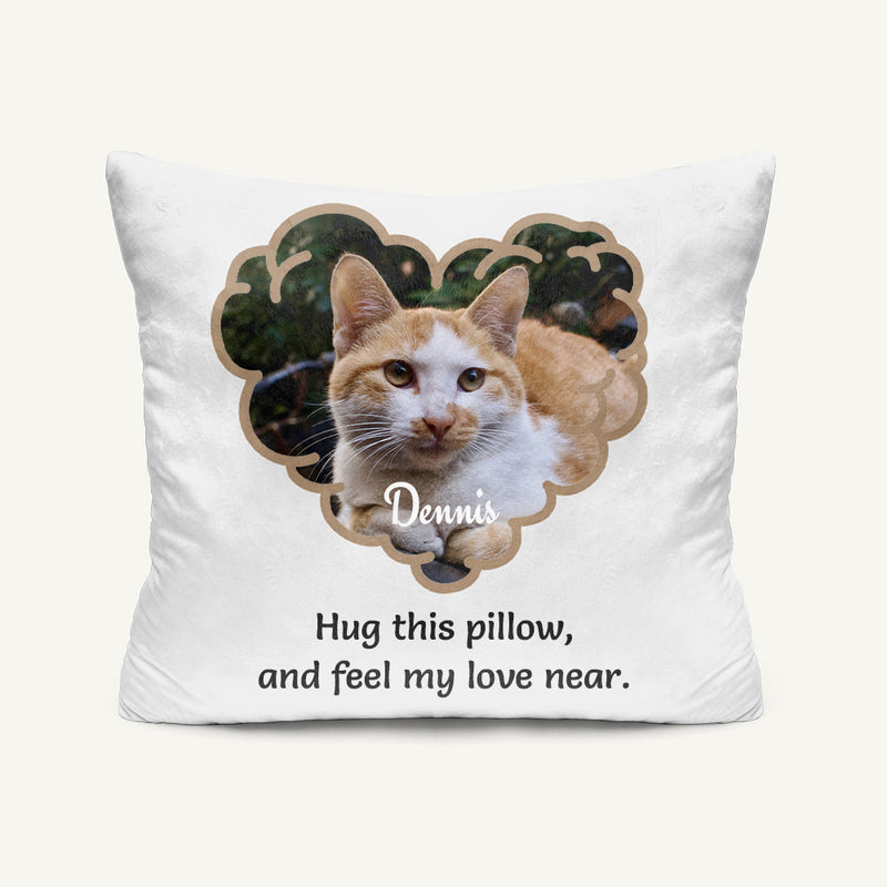 Throw Pillow for Loss of Pet