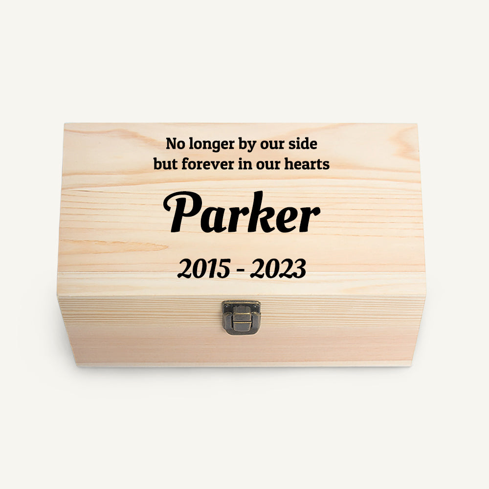 Wooden Pet Memorial Box