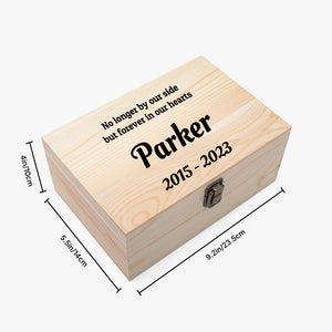 Wooden Pet Memorial Box
